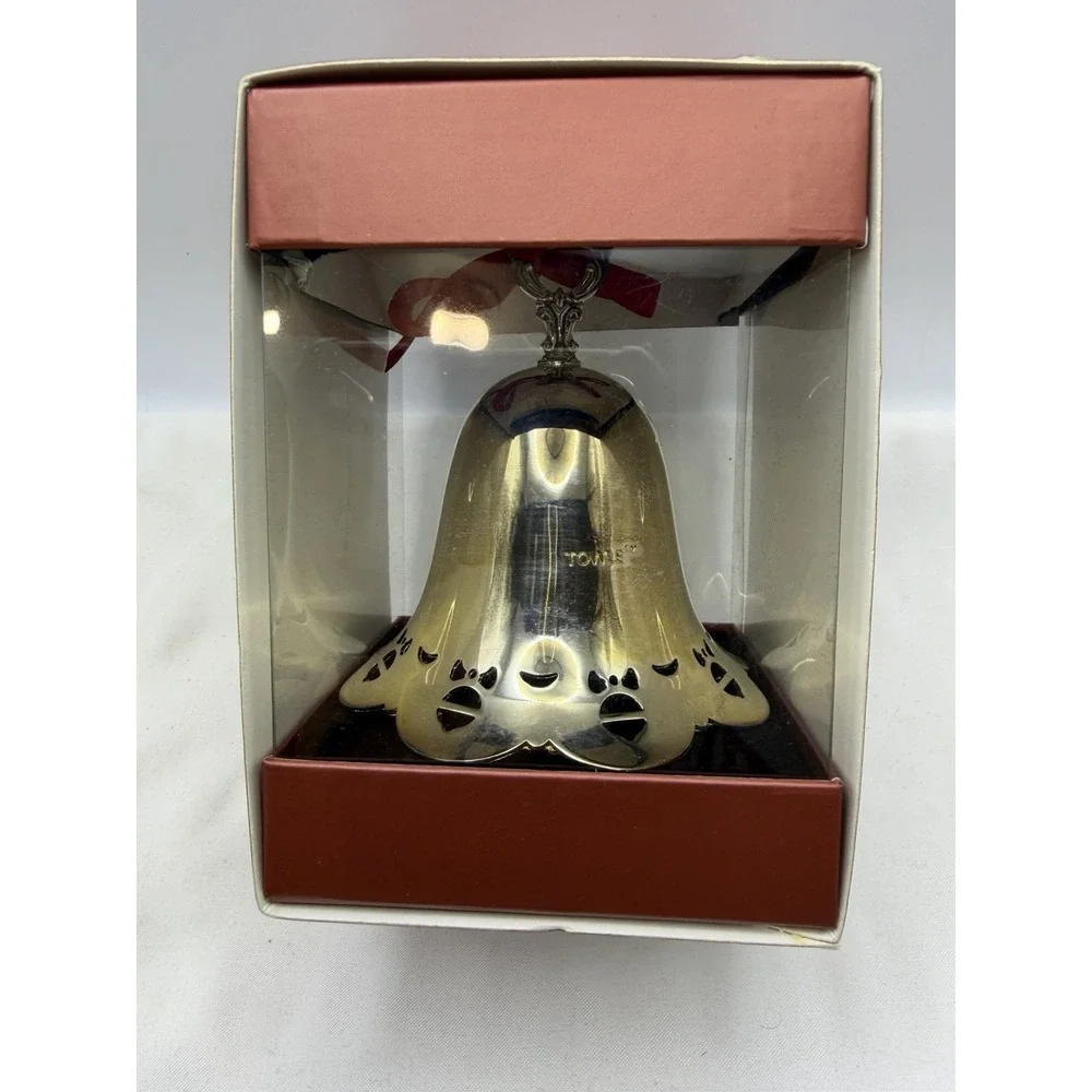 Towle 2010 Annual Silver Plated Pierced Bell 31st Edition Ornament